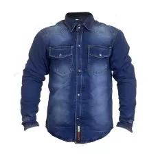 MOTOCYCLETTO Моторубашка MARCONI, Размер: XL, Цвет: синий1