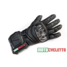 MOTOCYCLETTO Мотоперчатки FESTA, Размер: S, Цвет: черный