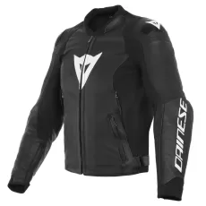 DAINESE Мотокуртка кожаная SPORT PRO PERF., Размер: 50, Цвет: black\white