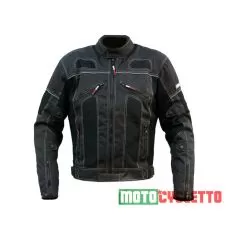 MOTOCYCLETTO Мотокуртка TRATTEGGIATA, Размер: 4XL, Цвет: черный
