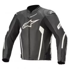 ALPINESTARS Мотокуртка кожаная FASTER V2 AIRFLOW, Размер: 52, Цвет: black\white