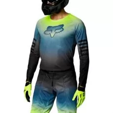 FOX Джерси Airline, Размер: L, Цвет: Reepz Black/Yellow 2022