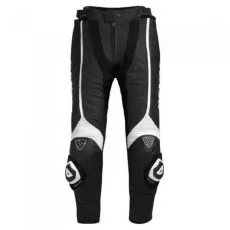 REV'IT! Мотоштаны кожаные Raven женские, Размер: 42 укороченные, Цвет: black-white