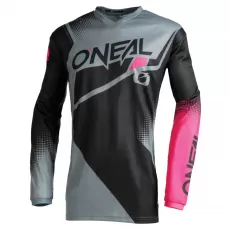 O’NEAL Джерси ELEMENT женское, Размер: L, Цвет: RACEWEAR V.22 Black/Gray/Pink