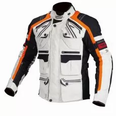 KOMINE Мотокуртка JK-593, Размер: XXL, Цвет: Light Grey/Orange
