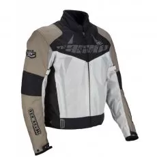 Berik Мотокуртка NJ-9571, Размер: M, Цвет: Бело-Черно-Бежевый