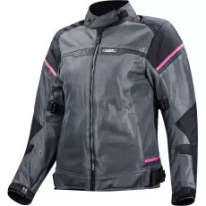 LS2 Мотокуртка Riva женская, Размер: L, Цвет: Black Dark Grey Pink