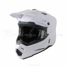 ATAKI Шлем JK801, Размер: XL, Цвет: Solid белый глянцевый