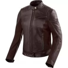 REV'IT! Мотокуртка кожаная Clare женская, Размер: 34, Цвет: DARK BROWN