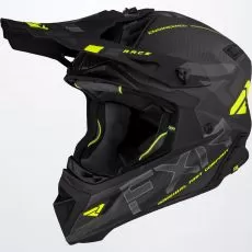 FXR Шлем HELIUM CARBON, Размер: S, Цвет: D-RING 22 Hi Vis/Charcoal