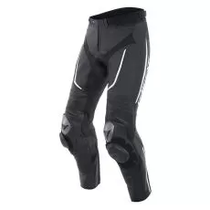DAINESE Мотоштаны кожаные ALPHA PERF., Размер: 52, Цвет: Black/Black/White