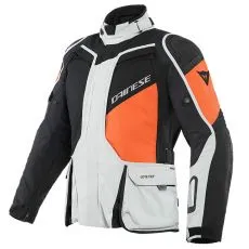 DAINESE Мотокуртка D-EXPLORER 2 GORE-TEX, Размер: 56, Цвет: Glacier-Gray/Orange/Black