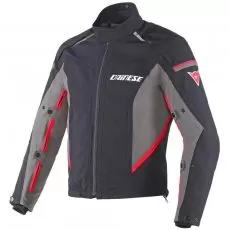 DAINESE Мотокуртка RAINSUN D-Dry, Размер: 58, Цвет: Black/Grey/Red