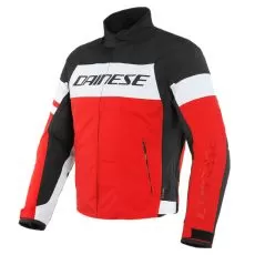 DAINESE Мотокуртка SAETTA D-DRY, Размер: 48, Цвет: White/Lava-Red/Black