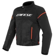 DAINESE Мотокуртка AIR FRAME D1, Размер: 58, Цвет: Black/White/Fluo-Red