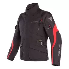 DAINESE Мотокуртка TEMPEST 2 D-DRY, Размер: 52, Цвет: Black/Black/Tour-Red