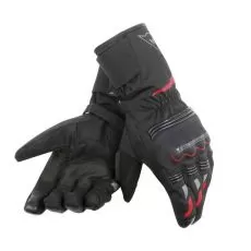 DAINESE Мотоперчатки TEMPEST UNISEX D-DRY® LONG, Размер: S, Цвет: black/red