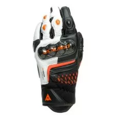 DAINESE Мотоперчатки CARBON 3 SHORT, Размер: L, Цвет: Black/White/Flame-Orange
