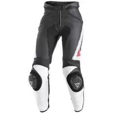 DAINESE Мотоштаны кожаные DELTA PRO C2 женские, Размер: 40, Цвет: blаck-white