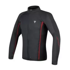 DAINESE Термофутболка D-CORE NO-WIND LS, Размер: L, Цвет: Blаck/Red