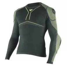 DAINESE Термофутболка D-CORE ARMOR, Размер: 3XL, Цвет: Black/Fluo-yellоw