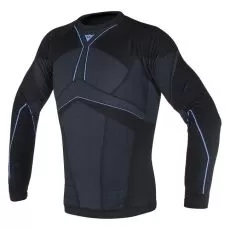 DAINESE Термофутболка D-CORE AERO LS, Размер: M, Цвет: Black/Cobalt-Blue