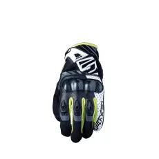 FIVE Мотоперчатки RS-C, Размер: M, Цвет: White/Fluo Yellow
