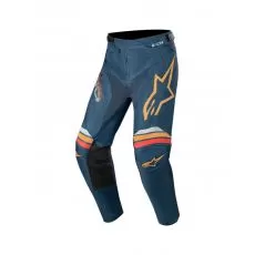 ALPINESTARS Кроссовые штаны RACER, Размер: 32, Цвет: BRAAP navy blue/orange
