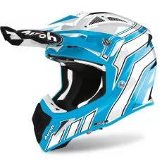 AIROH Шлем AVIATOR ACE, Размер: S, Цвет: ART - Azure Gloss