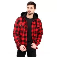 STARKS Моторубашка ROOM BIKER, Размер: M, Цвет: Черно-Красная Клетка