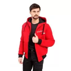 STARKS Мототолстовка CITY RIDE, Размер: XL, Цвет: красный