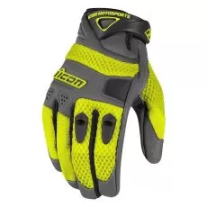 ICON Мотоперчатки Anthem Hi-viz, Размер: XL, Цвет: Желтый