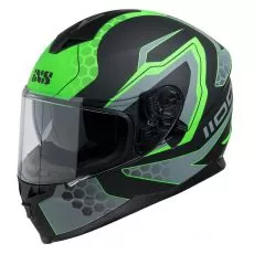 IXS Шлем 1100, Размер: XS, Цвет: 2.0 BLACK MAT-GREEN