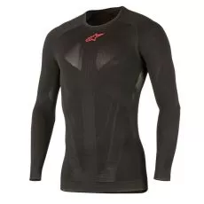 ALPINESTARS Термофутболка TECH TOP LONG SLEEVE SUMMER, Размер: XS/S, Цвет: Black/rеd