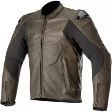ALPINESTARS Мотокуртка кожаная CALIBER, Размер: 50, Цвет: Brоwn