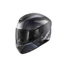 SHARK Шлем D-SKWAL 2, Размер: S, Цвет: MERCURIUM - ЧЕРНО-СЕРЫЙ