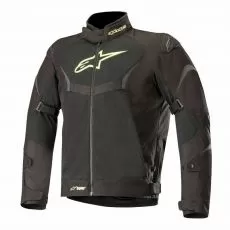 ALPINESTARS Мотокуртка T-CORE AIR DRYSTAR, Размер: XXL, Цвет: Black/Yellow Fluorescent