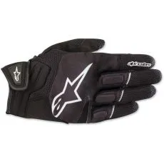 ALPINESTARS Мотоперчатки ATOM, Размер: M, Цвет: blаck-white