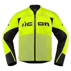 ICON Мотокуртка CONTRA2™, Размер: XL, Цвет: HI-VIZ YELLOW