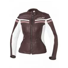 HELD Мотокуртка кожаная Jolin женская, Размер: 36, Цвет: Brown/White