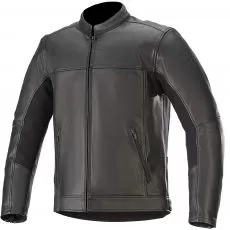 ALPINESTARS Мотокуртка кожаная TOPANGA, Размер: S, Цвет: Black