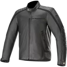 ALPINESTARS Мотокуртка кожаная HOXTON V2, Размер: 50, Цвет: Black