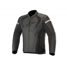 ALPINESTARS Мотокуртка кожаная JAWS V3, Размер: 56, Цвет: Black-Black