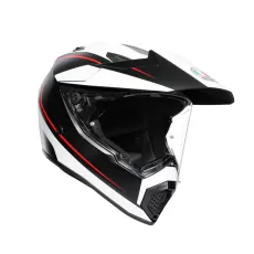 AGV Шлем AX9, Размер: MS, Цвет: MULTI - PACIFIC ROAD MATT BLACK/WHITE/RED