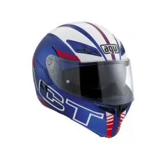 AGV Шлем COMPACT ST, Размер: S, Цвет: MULTI - SEATTLE MATT BLUE/WHITE/RED1