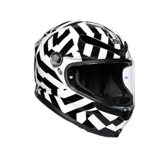 AGV Шлем K6, Размер: S, Цвет: MULTI - SECRET BLACK/WHITE