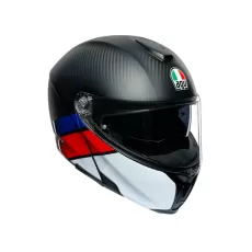 AGV Шлем SPORTMODULAR, Размер: M, Цвет: MULTI - LAYER CARBON/RED/BLUE