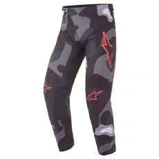 ALPINESTARS Кроссовые штаны RACER, Размер: 30, Цвет: TACTICAL Gray Camo/Red Fluo