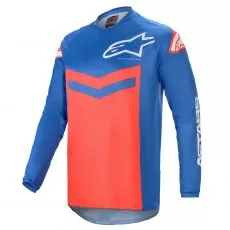 ALPINESTARS Джерси FLUID, Размер: XL, Цвет: SPEED Blue/Bright Red