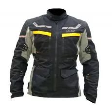 MCP Мотокуртка Hurricane, Размер: 3XL, Цвет: черно-серо-оранжевый